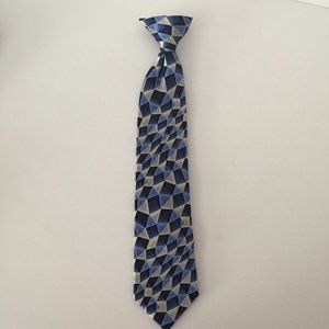 Boy's Clip-On Silk Tie